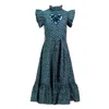 Kristinit Women's Blue Ditzy Floral Sirsna Dress In Blue