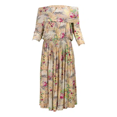 Kristinit Women's Mounia Floral Jersey Dress In Pink