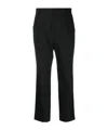 Krizia Belt-loop Casual Pants In Black