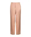 Krizia Belt-loop Casual Pants In Nude