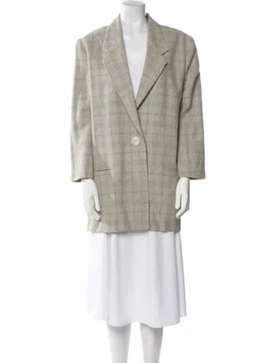 Pre-owned Krizia Blazer In Neutral