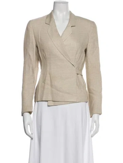Pre-owned Krizia Blazer In Neutral