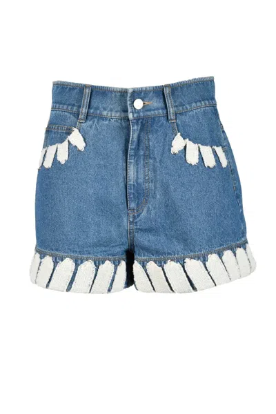 Krizia Classic Blue Denim Shorts