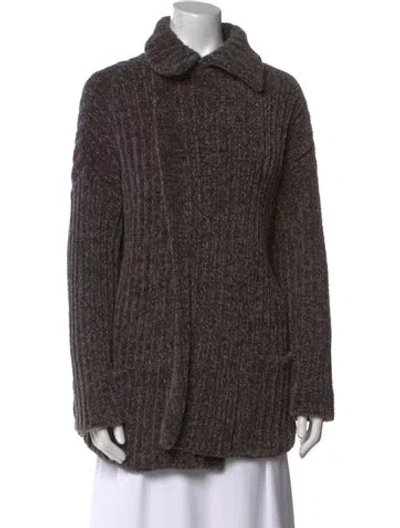 Pre-owned Krizia Cowl Neck Sweater In Brown