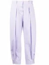 Krizia High-waisted Tailored Trousers In 紫色