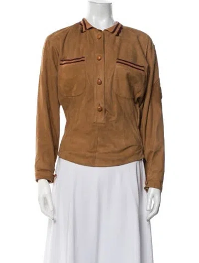 Pre-owned Krizia Jacket In Brown