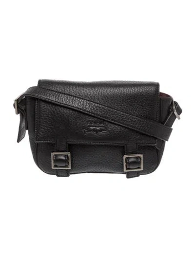 Pre-owned Krizia Leather Crossbody Bag In Black