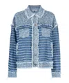 Krizia Long-sleeved Casual Jacket In Blue