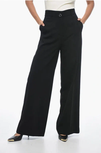 Krizia Palazzo Pants With Hidden Closure