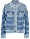 Krizia Long-sleeved Casual Jacket In 蓝色