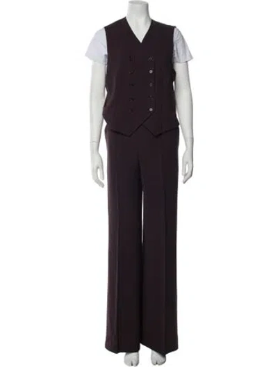 Pre-owned Krizia Pant Set In Purple