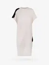 Krizia Ribbed Wool And Cashmere Dress In White