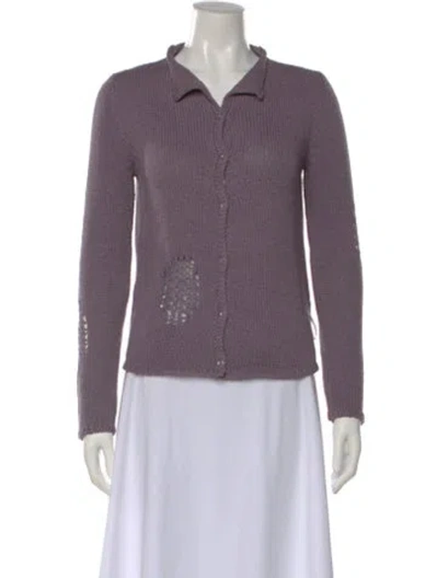 Pre-owned Krizia Sweater In Purple