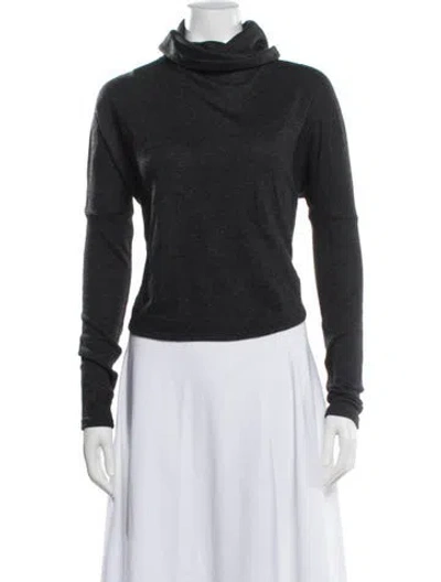 Pre-owned Krizia Turtleneck Sweater In Black