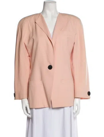 Pre-owned Krizia Vintage 1980's Blazer In Pink