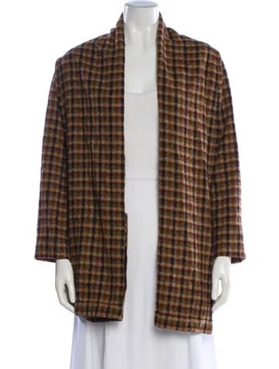 Pre-owned Krizia Vintage 1980's Coat In Multi
