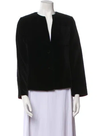 Pre-owned Krizia Vintage 1980's Jacket In Black