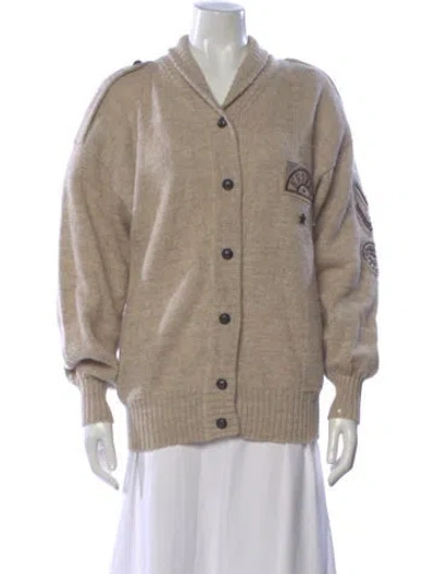 Pre-owned Krizia Vintage 1980's Sweater In Brown