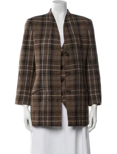 Pre-owned Krizia Vintage 1980's Vest In Brown