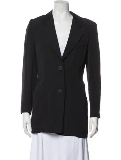 Pre-owned Krizia Vintage 1990's Blazer In Black