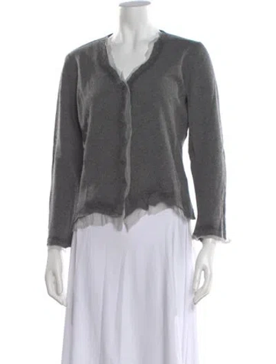 Pre-owned Krizia Vintage 1990's Sweater In Gray