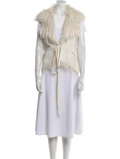 Pre-owned Krizia Vintage 1990's Vest In White