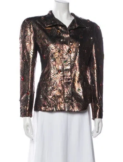 Pre-owned Krizia Vintage Late 1980's - Early 1990's Jacket In Black