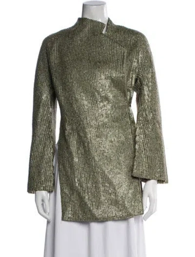 Pre-owned Krizia Vintage Late 1980's - Early 1990's Jacket In Gold