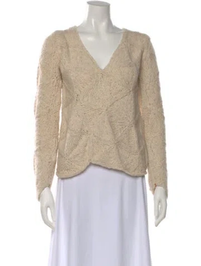 Pre-owned Krizia Vintage Late 1990's - Early 2000's Sweater In Neutral