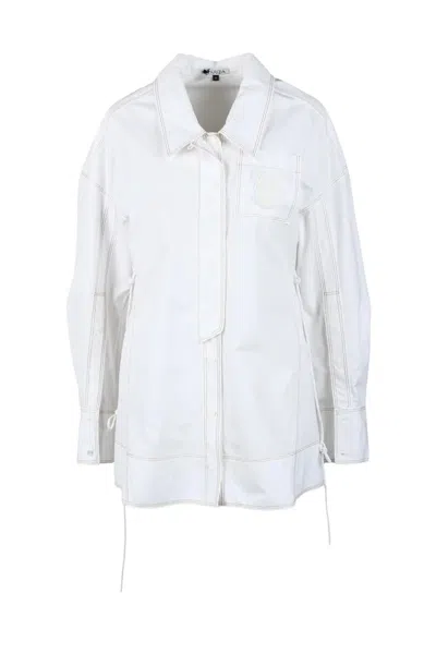 Krizia White Cotton Shirt With Classic Collar