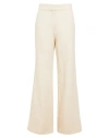 Krizia Woman Pants Cream Size 4 Virgin Wool, Polyamide In White