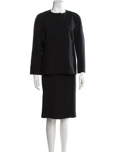 Pre-owned Krizia Wool Pant Set In Black
