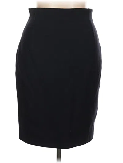 Pre-owned Krizia Wool Skirt In Black