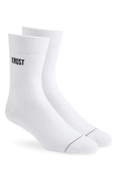 Krost 2-pack Cotton Crew Socks In White
