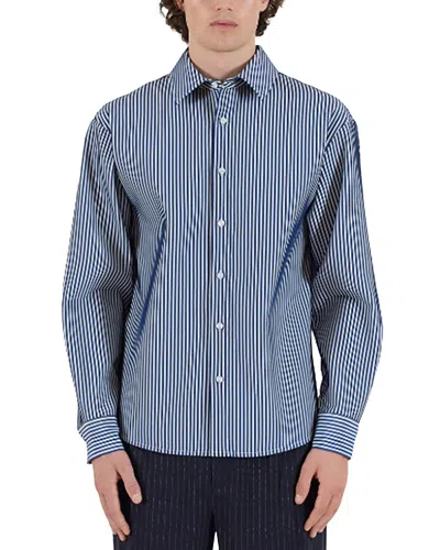 KROST 3D STRIPED BUTTON FRONT SHIRT