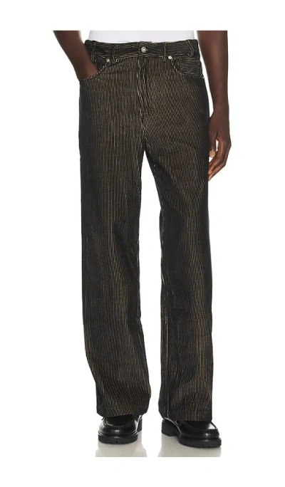 Krost 5 Pocket Corduroy Trousers In Black
