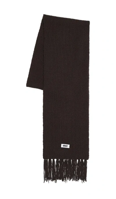 KROST BRIOCHE KNIT SCARF