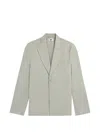 Krost Checked Single-breasted Blazer In Gray