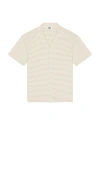 Krost Checkered Knit Bowling Shirt
