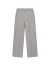 Krost Check-pattern Trousers In Gray