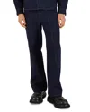 Krost Crosby Contrast Topstitch Straight Leg Jeans In Blue