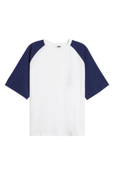 Krost Cully Raglan Baseball T-shirt In Blue