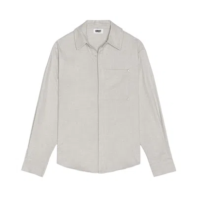Pre-owned Krost Eco Button Up 'grey' | Men's Size Xs In Gray