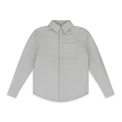 Krost Eco Button Up Nimbus Cloud In Gray