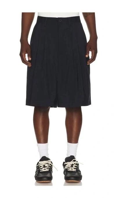 Krost Eco Pleated Short In Blue