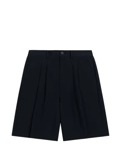 Krost Eco Pleated Shorts In Blue
