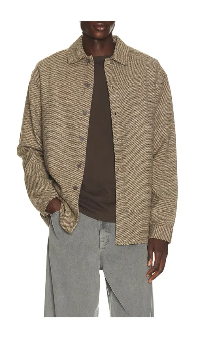 Krost Eco Relaxed Chevron Shirt In Multi