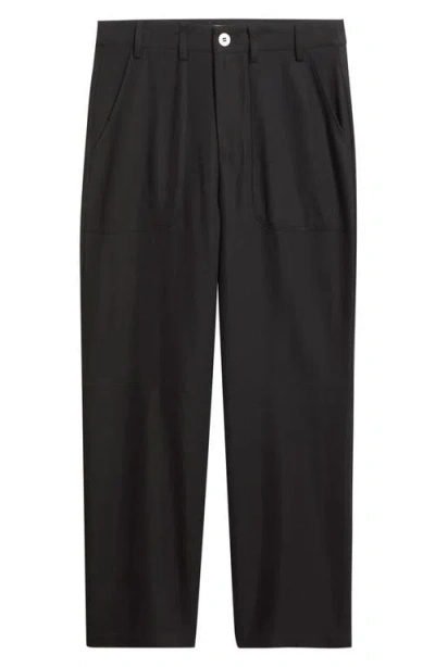 Krost Elliot Relaxed Fit Wide Leg Pants In Black