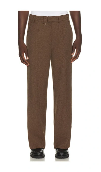 Krost Elliot Tencel Trousers In Brown