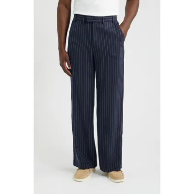 Krost Elliott Pinstripe Pants In Blue